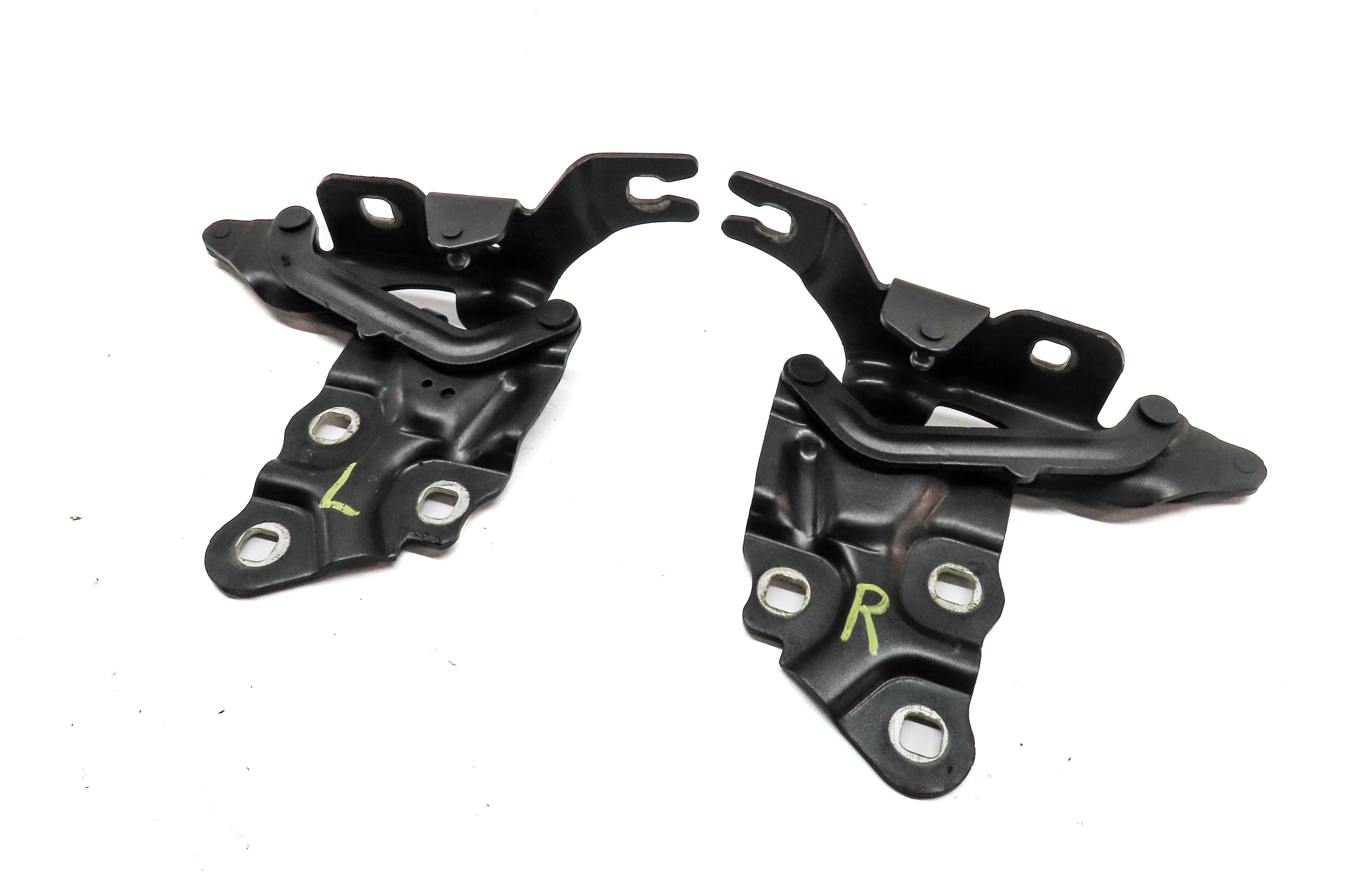 2011-2018 BMW X3 X4 (F25 F26) FRONT LEFT & RIGHT HOOD HINGE SET 2 (Bronze) — exact item pictured
